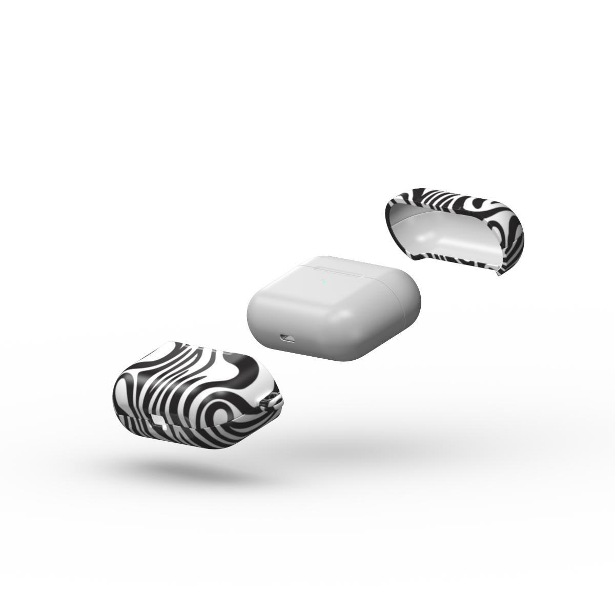 Robuste Hülle für Apple AirPods „Zebra Flow“