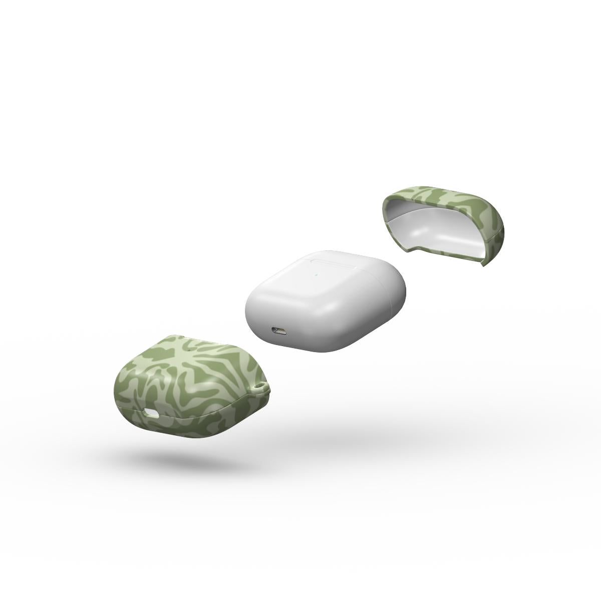 Olivgrünes Apple AirPods-Case