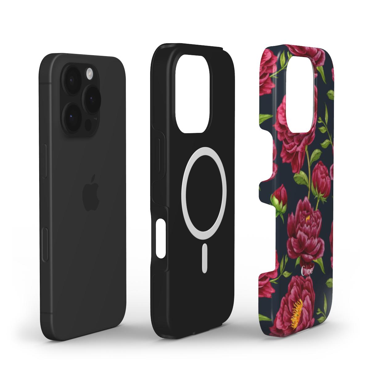 Velvet Bloom Magsafe-Telefonhülle