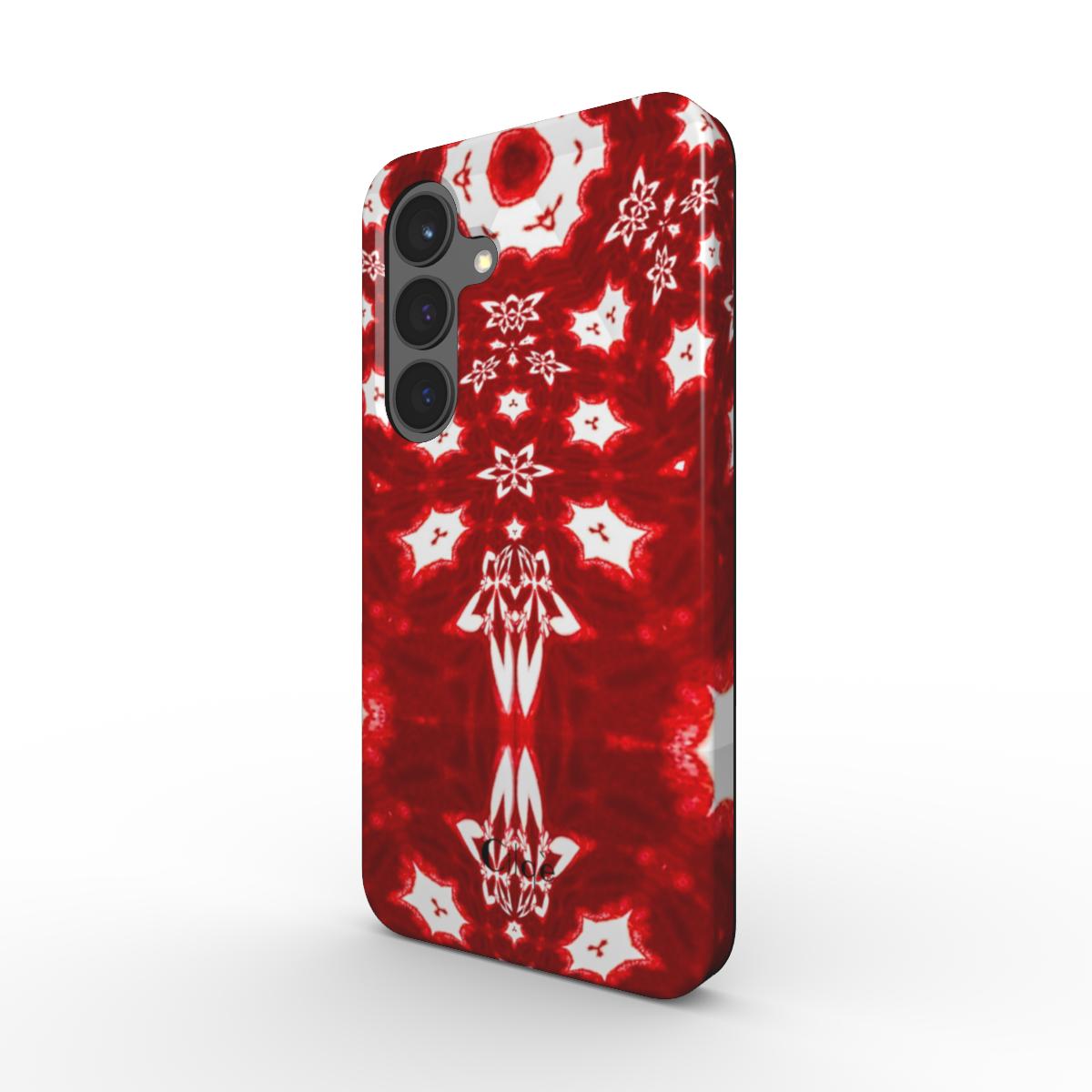 Crimson Bloom Tough Phone Case