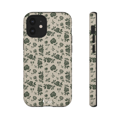 Emerald Bloom Phone Case