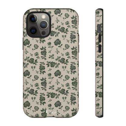 Emerald Bloom Phone Case