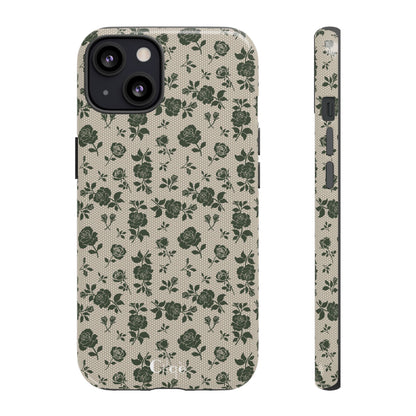 Emerald Bloom Phone Case