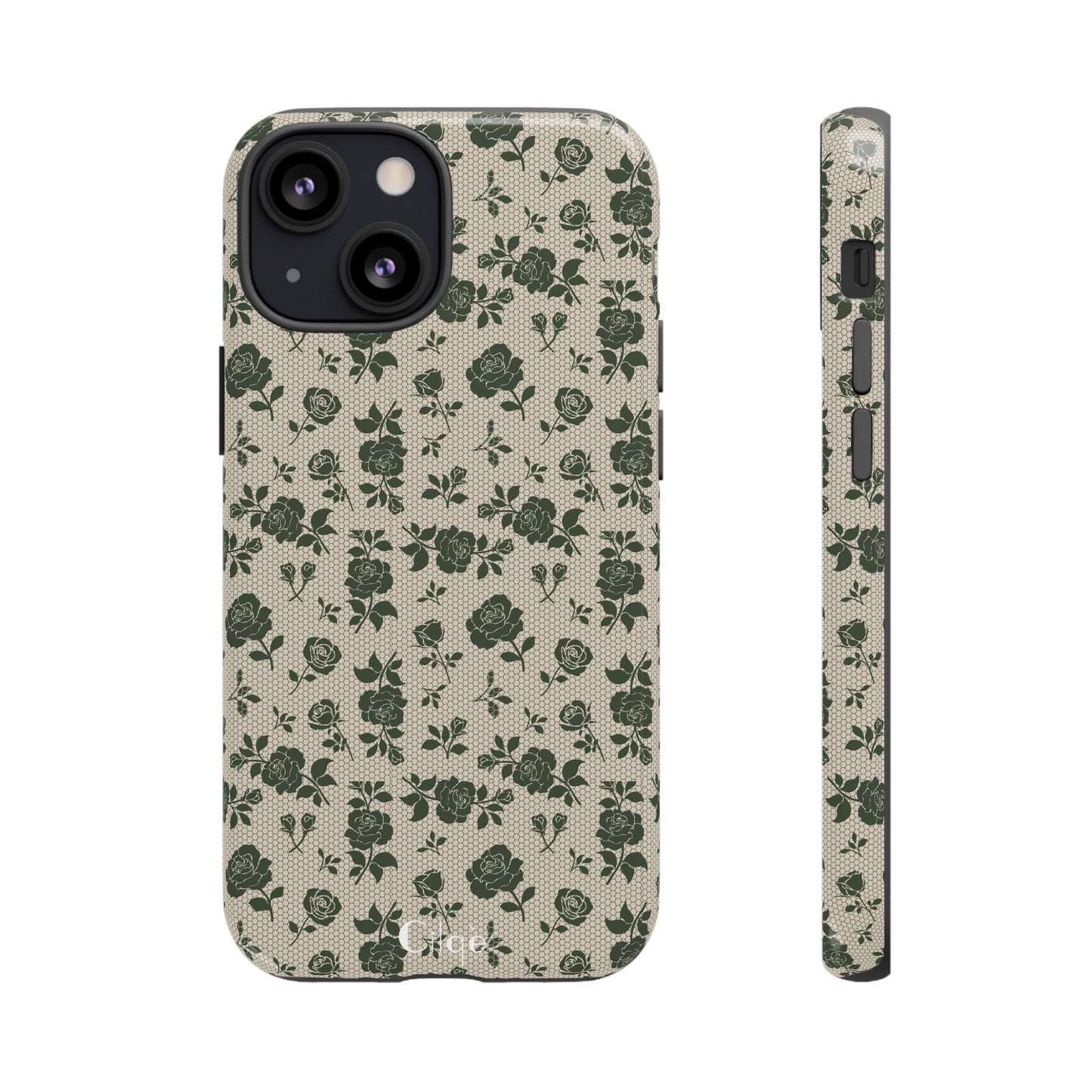 Emerald Bloom Phone Case