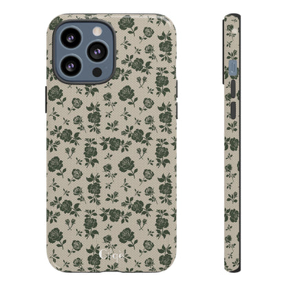 Emerald Bloom Phone Case