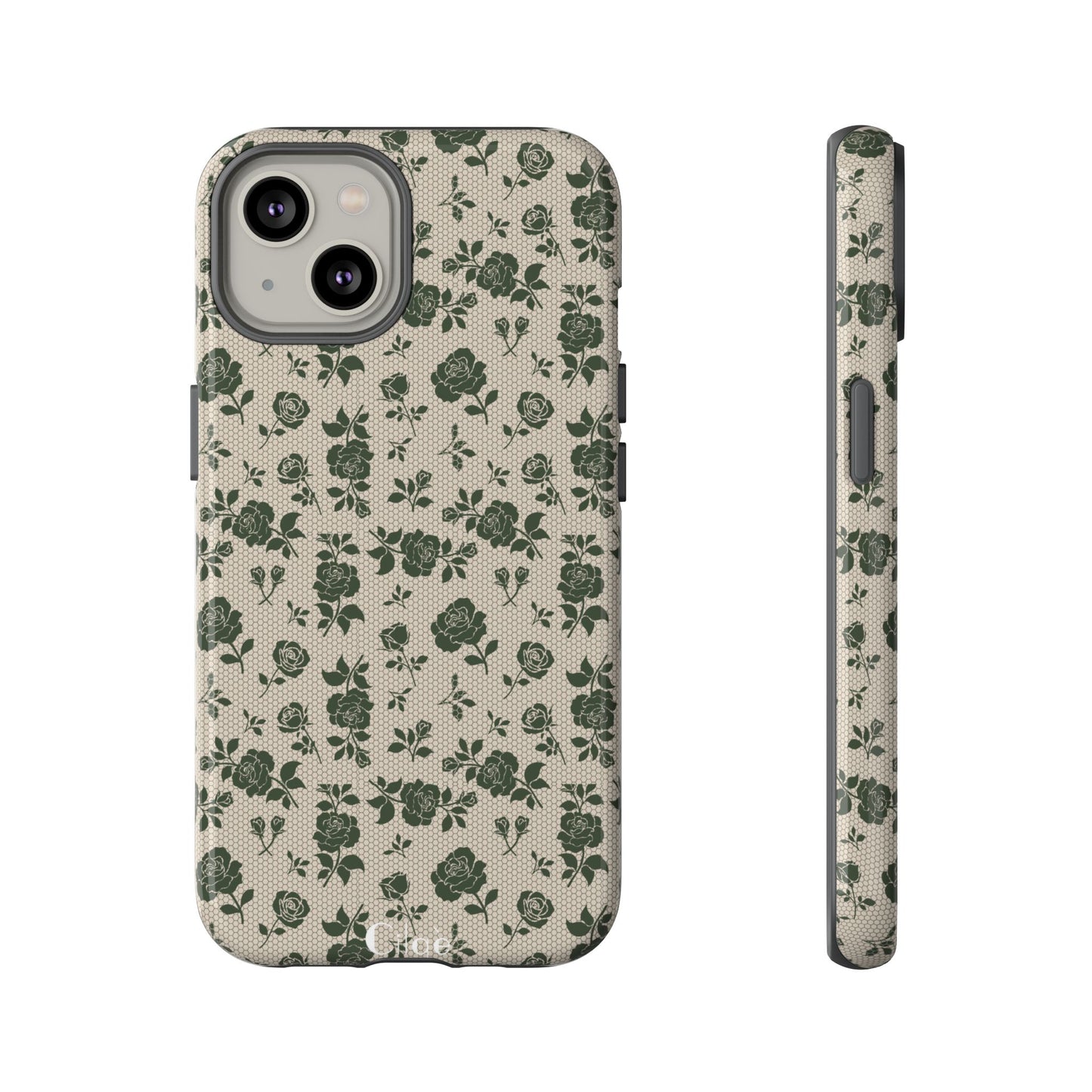 Emerald Bloom Phone Case