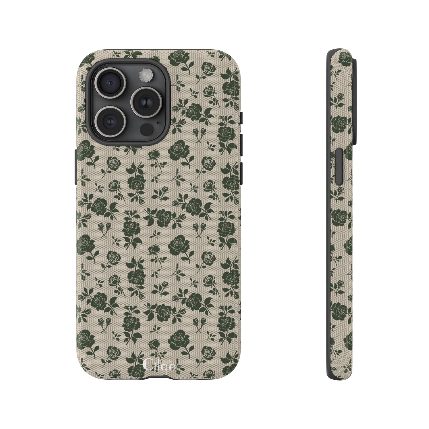 Emerald Bloom Phone Case