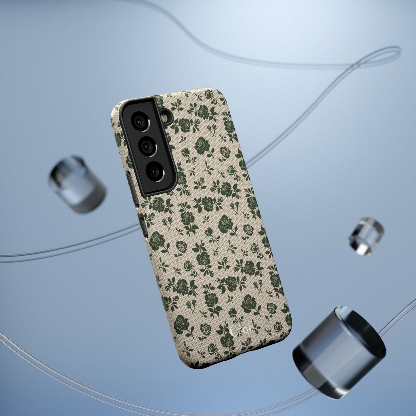 Emerald Bloom Phone Case