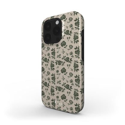 Emerald Bloom Phone Case