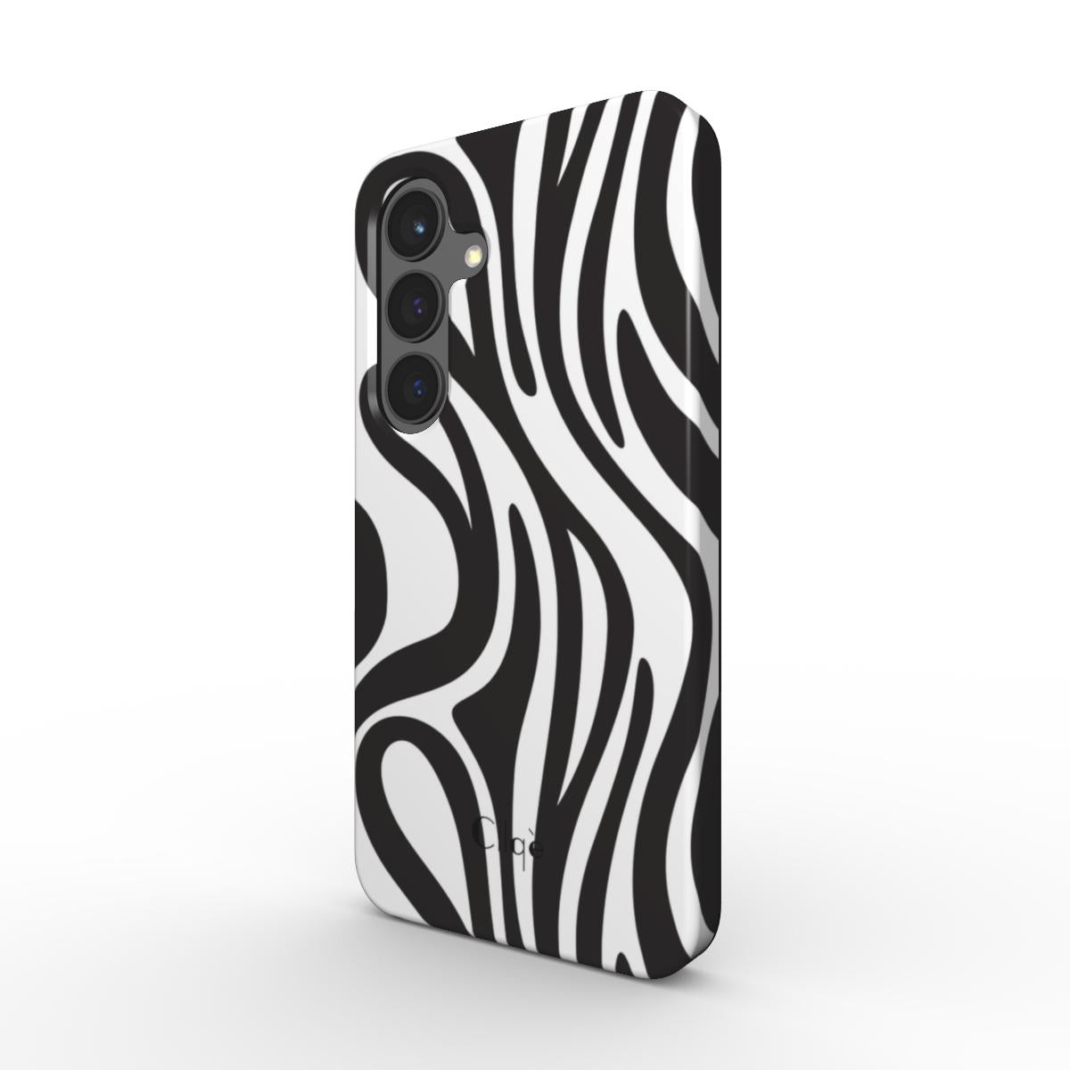 Zebra Flow Tough Phone Case