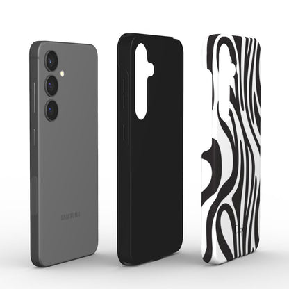 Zebra Flow Tough Phone Case