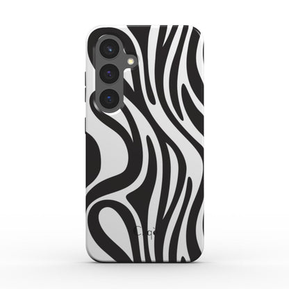 Zebra Flow Tough Phone Case