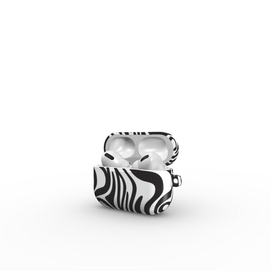 Robuste Hülle für Apple AirPods „Zebra Flow“