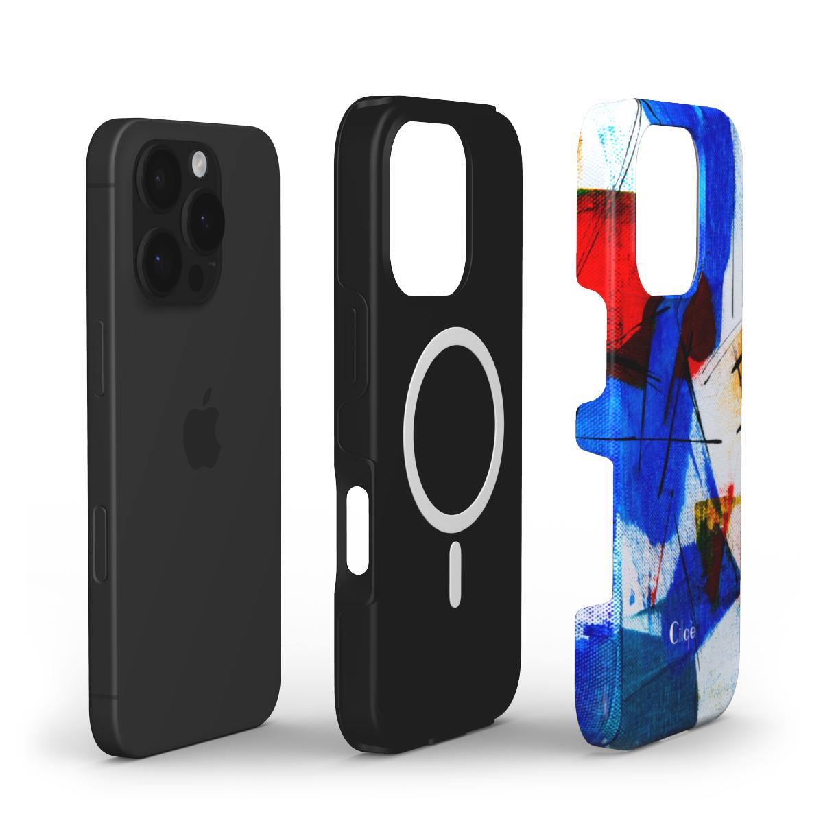 Crimson Sketch Magsafe Phone Case