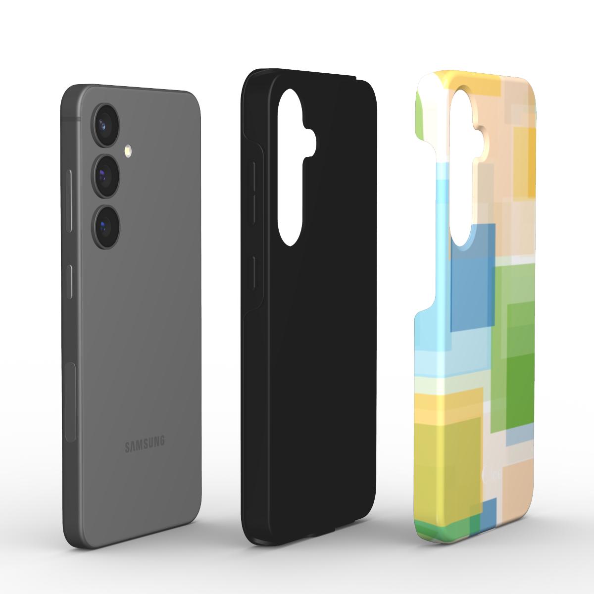 Pastel Overlay Tough Phone Case