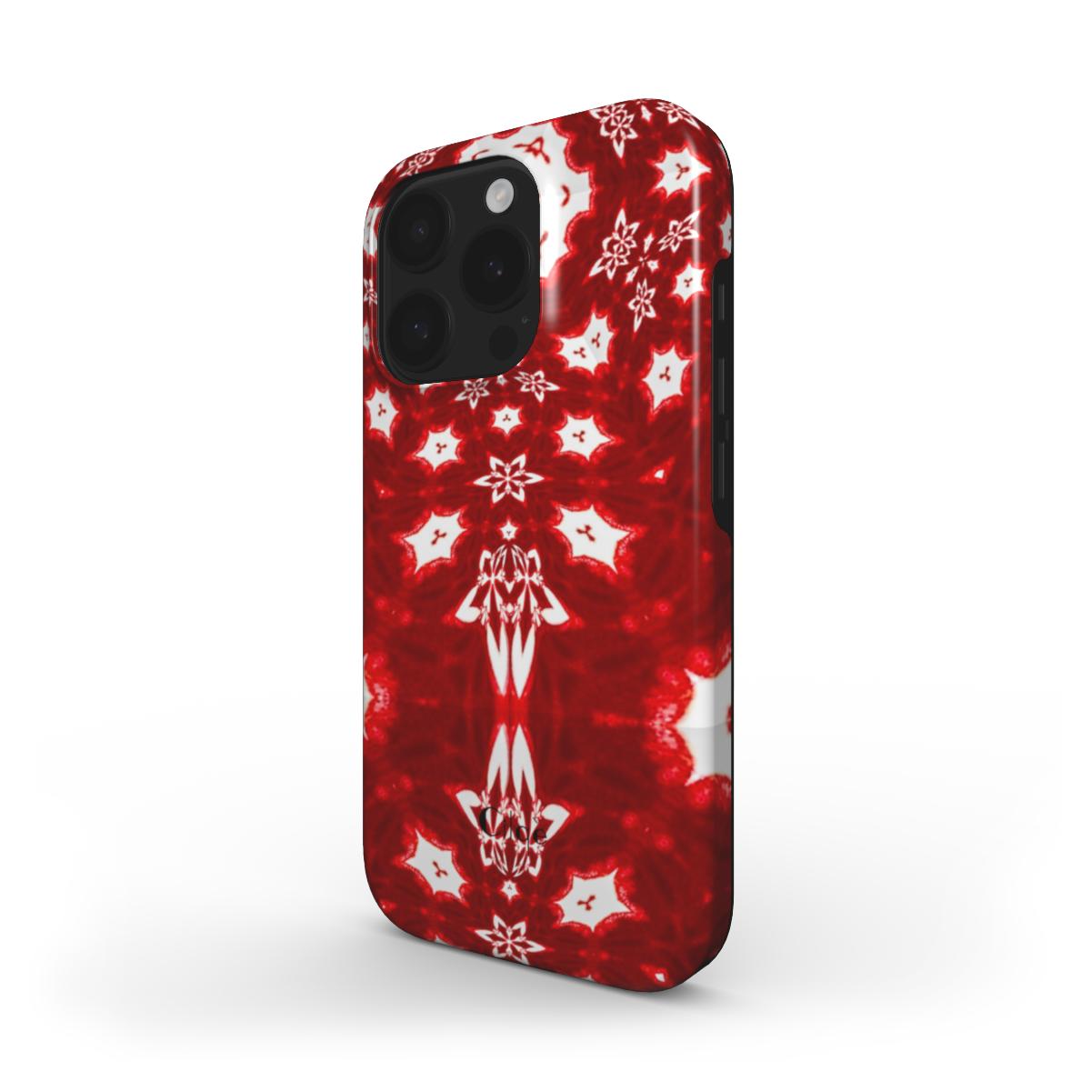 Crimson Bloom Magsafe Phone Case