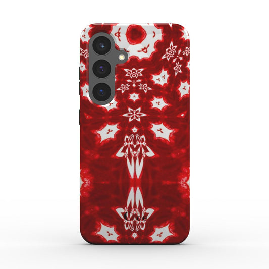 Crimson Bloom Tough Phone Case