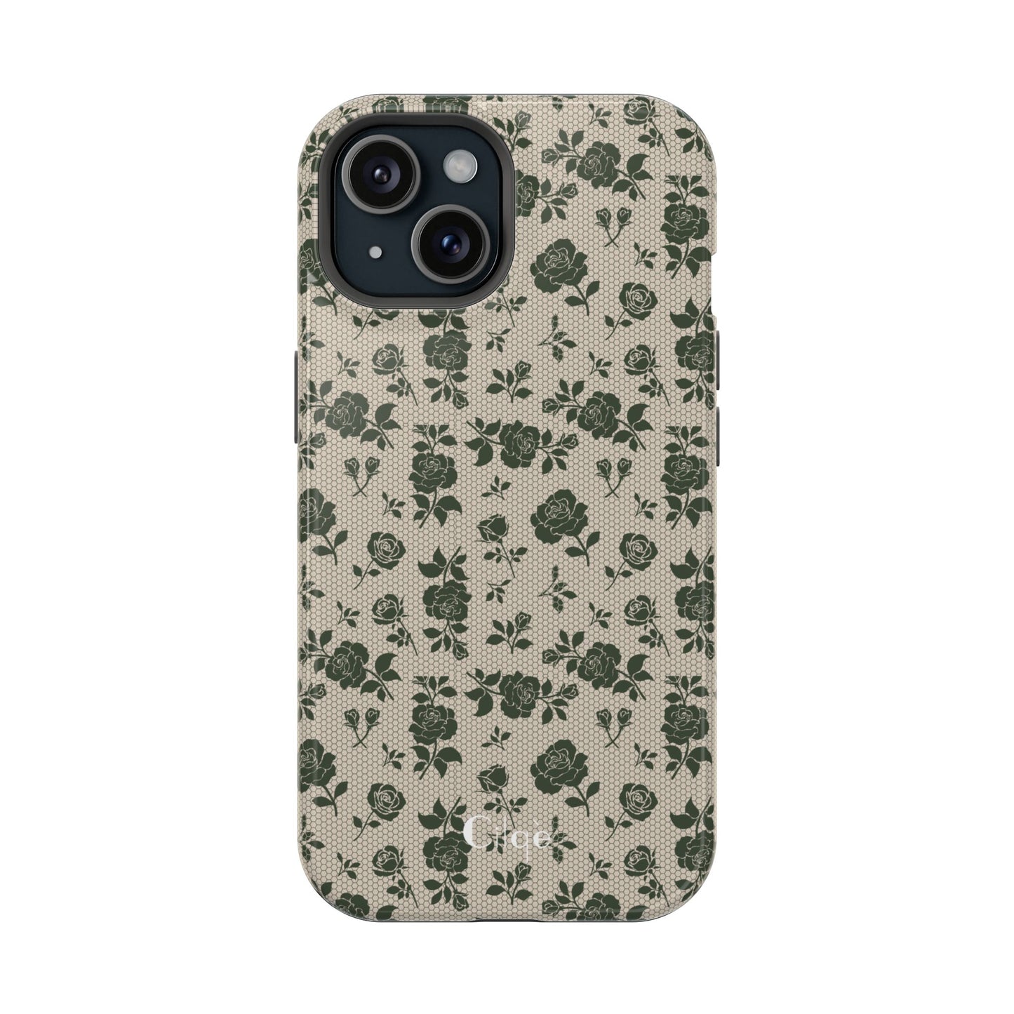 Emerald Bloom Phone Case