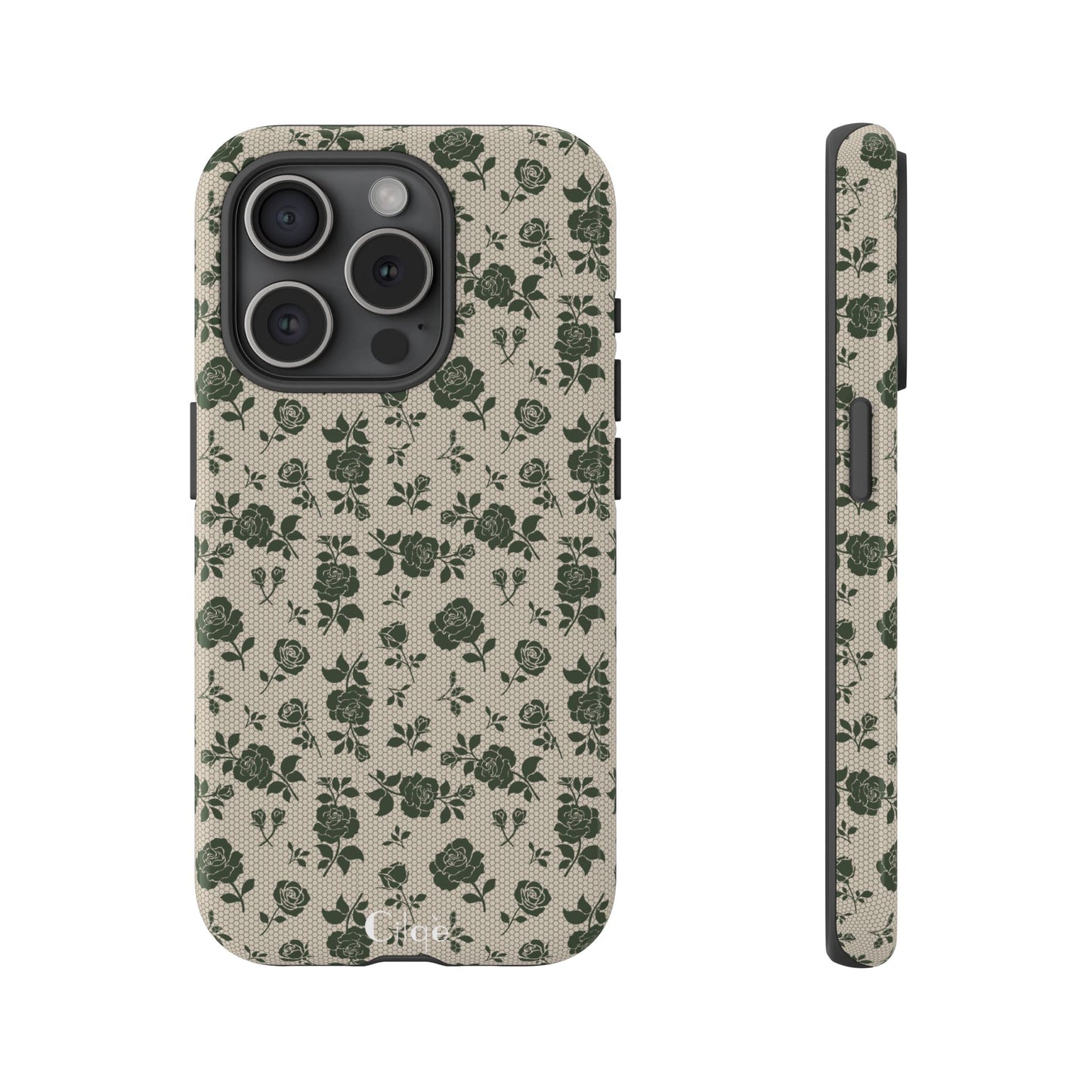 Emerald Bloom Phone Case